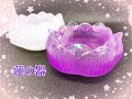 [resin]レジン498＊蓮の花＊アロマキャンドルの受け皿＊