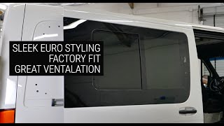 How to Install an AM Auto Half Slider bonded (glue-in) van window
