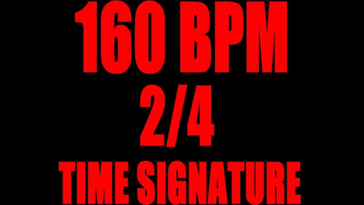 LOUD Metronome 2/4 Time Signature 160 BPM YouTube