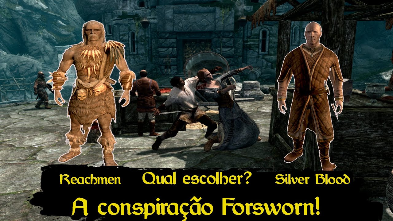 Skyrim - Qual a escolha certa? Uma das melhores Quests do jogo! A conspiração Forsworn!