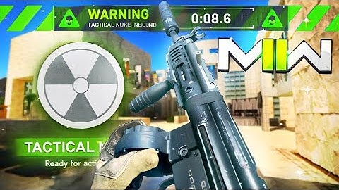 the MP5 is BROKEN in MODERN WARFARE 2.. (FIRST NUKE)