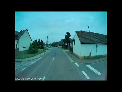 Heavy Truck POV: Morning Drive Through Halle, Germany (4K ASMR)