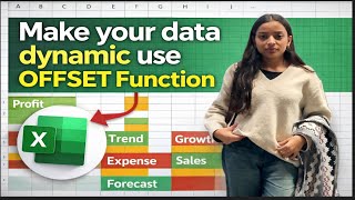 Make your data dynamic use Offset Function