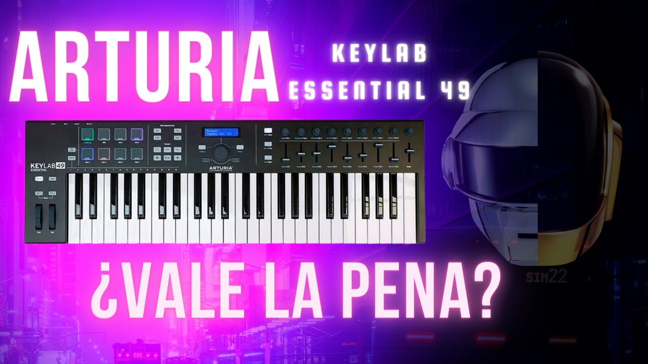 DTM・DAW Arturia MIDI KeyLab Essential 49 mk3 BK CONTROLADOR MIDI ARTURIA KEYLAB ESSENTIAL 49 MK3 BK