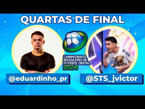 Quartas de Final INTENSAS! Eduardinho PR x João Victor CE | Campeonato Brasileiro eFootball CBFDV