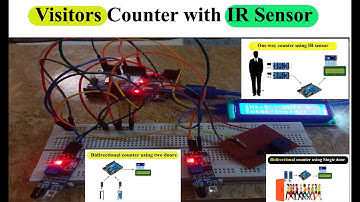 Visitors Counter using IR sensor