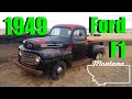 Killer Patina 1949 Ford F-1 rescued from a Big sky Montana pasture!