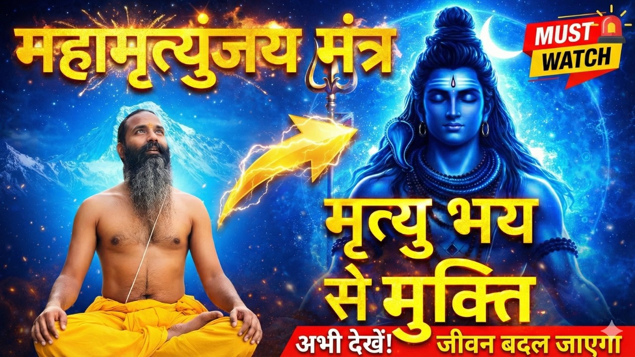 महामृत्युंजय मंत्र | Om Tryambakam Yajamahe | 108 बार | 11 मिनट ध्यान | शिव मंत्र जप