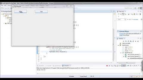 Java Programming In Eclipse | 7 Dispose a JFrame
