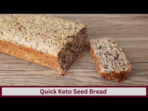 Quick and Easy Keto Seed Bread (Nut Free and Gluten Free)