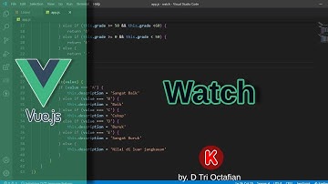 Pengenalan Watch pada Vue.js (Introduction to Watch on Vue.js)