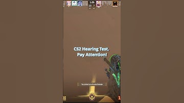 CS2 Hearing Test - Would You of Heard The Enemy? #counterstrike