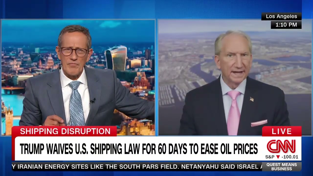 Port of Los Angeles Executive Director Gene Seroka on CNN Quest Means Business (March 20, 2026)