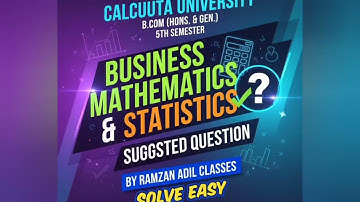 B.com(H+G), 5th semester | Business Maths and Statistics | chapter - correlation and regression 