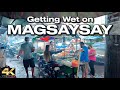 Walking in the Rain on MAGSAYSAY Olongapo Philippines [4K]