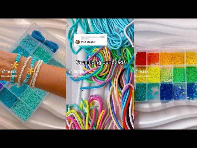 🌷**Preppy Tiktok Bead compilation to make you want to buy them** #5.🌸 