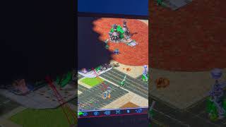 Taking down green base to build! @GamerGuyNY