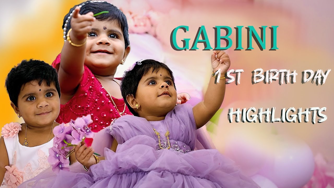 Gabini's 1st Birthday Highlights | Sam Digital | London | 2024. - YouTube