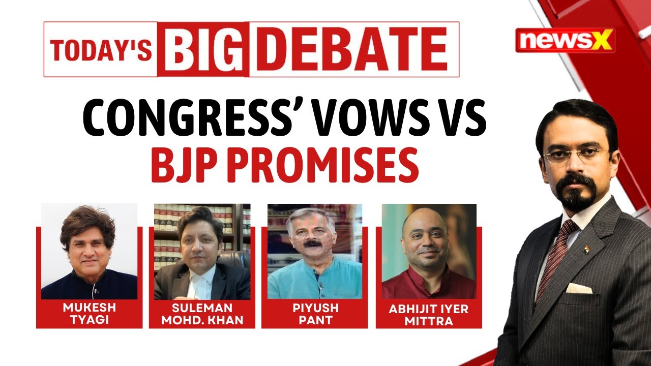 Congress’ Vows Vs BJP Promises | Who Has Better Plan For India? | NewsX