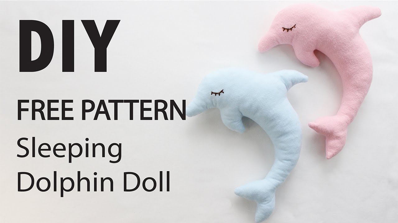 Free Sleeping Dolphin Doll Pdf Pattern