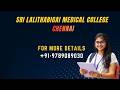 SRI LALITHABIGAI MEDICAL COLLEGE CHENNAI LIST BEST RANKING MEDICAL COLLEGE TAMILANDU