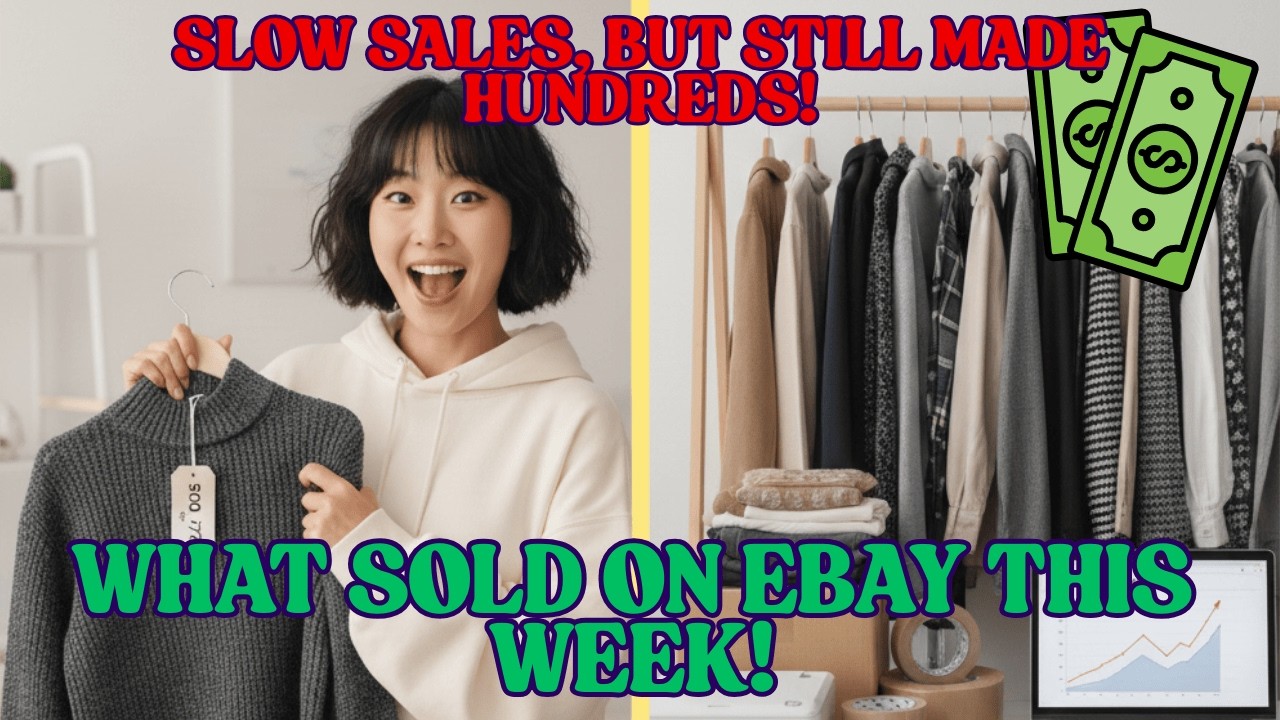 What Sold on eBay This Week 💰 Slow Sales… Still Made Hundreds  Reselling Profit 