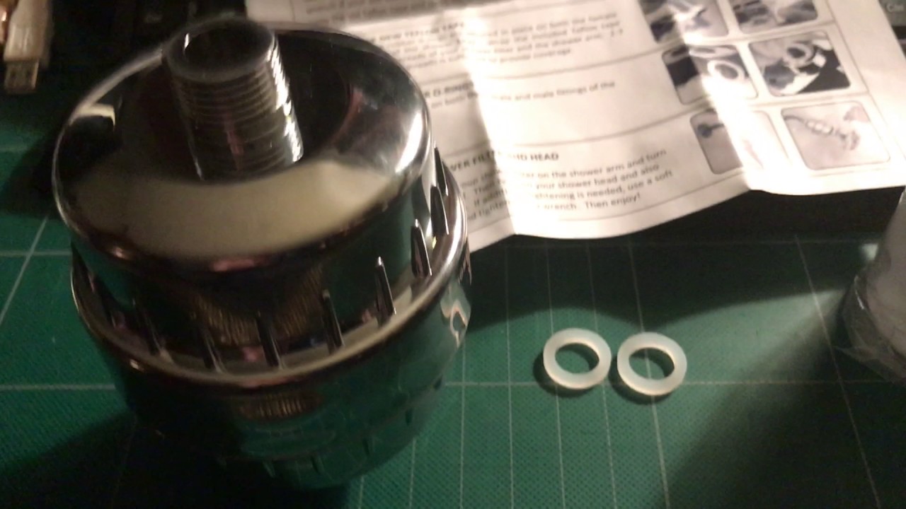 Aqua Home Group Universal 8Stage Water Shower Filter + Extra Cartridge