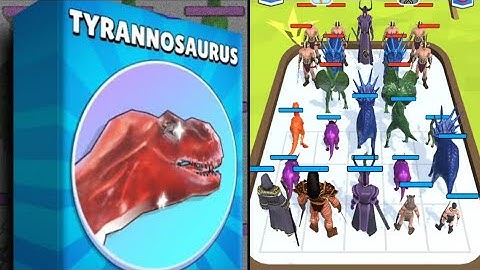 Merge master: pro tyrannosaurus Walkthrough #mergegames #mergemaster #mergedragon