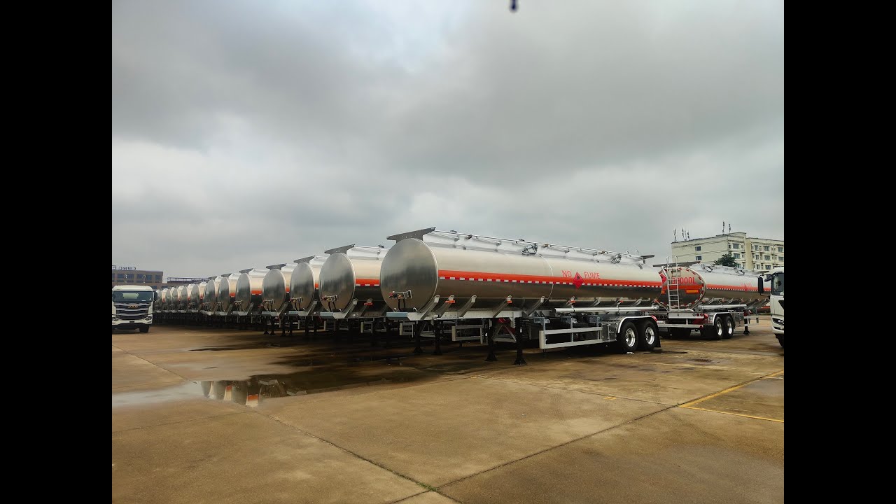 2axle 38000liter petrol tank trailer