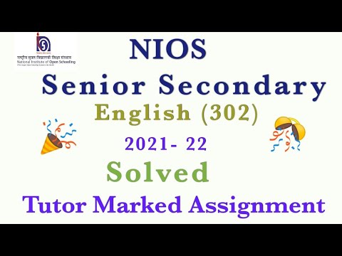 nios solved assignment senior secondary 2021 22