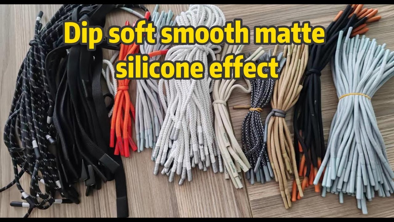 How to dip soft smooth matte silicone effect?