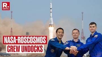 NASA LIVE: NASA Astronaut And Roscosmos Cosmonauts Undock From ISS | Space Station
