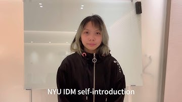 NYU IDM self introduction