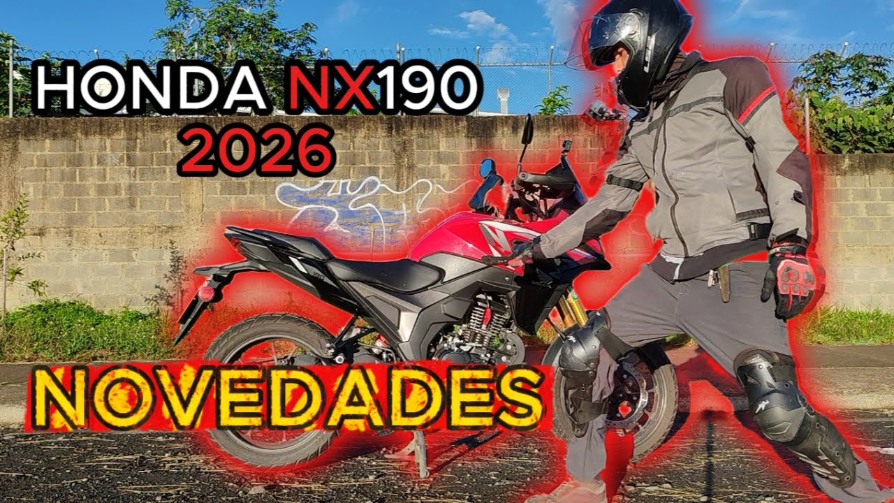 Honda NX190 2026🔥 REVIEW 👀 / NOVEDADES de la NUEVA VERSION  ANALISIS