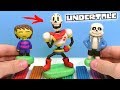 Лепим САНС, ФРИСК И ПАПИРУС из игры Андертейл | Undertale PLASTICINE TUTORIAL