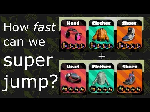 Splatoon 2 - Max Super Jump Speed + Max Sub Power Up?! (Jumping to a Beakon)