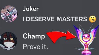 DELUSIONAL Expert Greninja Player Says He Deserves Masters So I Made Him Prove It. Pokemon Unite.