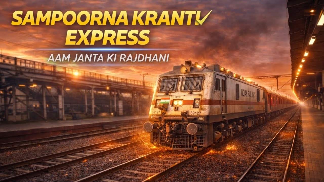 Sampoorna Kranti Express Train | NDLS to Patna