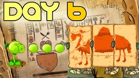 Plants Vs Zombies 2  Amcient Egypt Day 6 Walkthrough