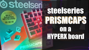 Steelseries PRISMCAPS (PBT pudding) on a HyperX Origins Core Keyboard (Tech)