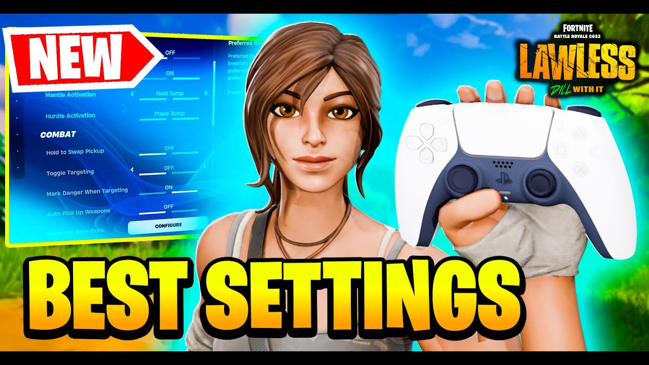 NEW Best Controller Settings & Sensitivity In Fortnite Zero Build - YouTube