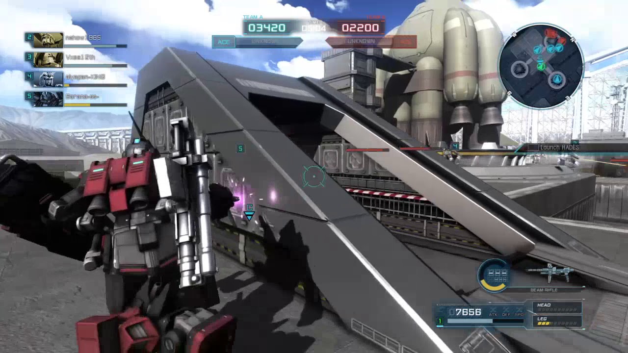 Gundam Battle Operation 2 Guest Rx 80pr Pale Rider In Spectacular Ace Play Youtube