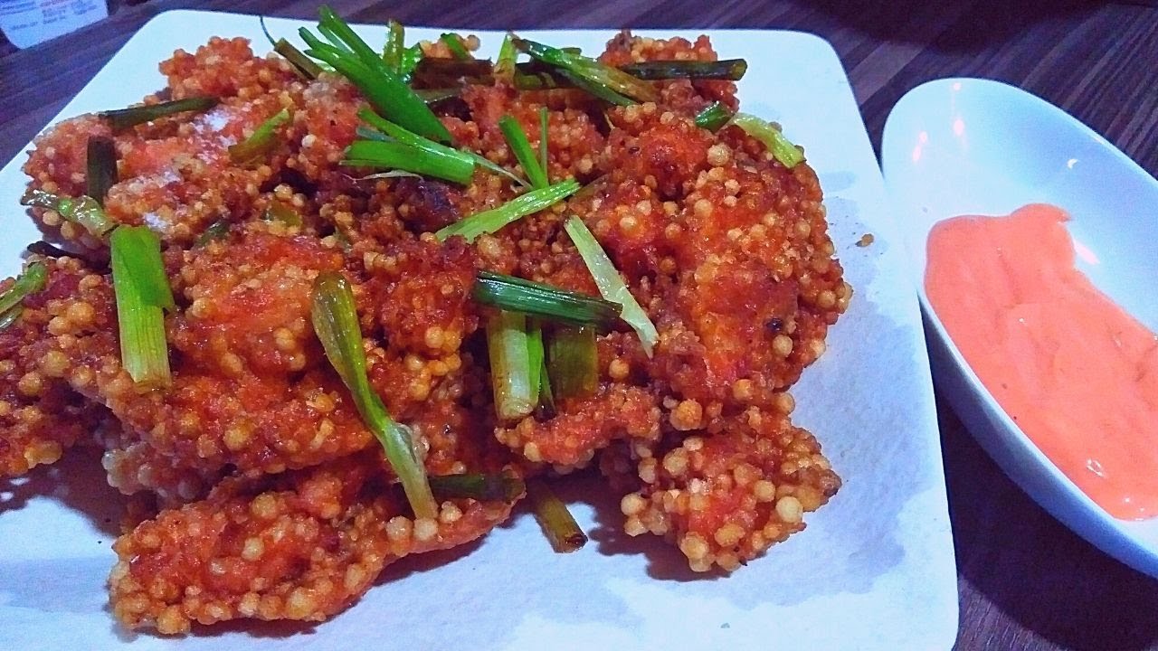 Super crispy fried chicken with tapioca pearls YouTube
