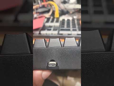 Redragon k552 detachable usb c mod in under a minute. #keyboard #redragon #k552 #modding #custom