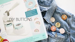 DIY Buttons with Button Maker