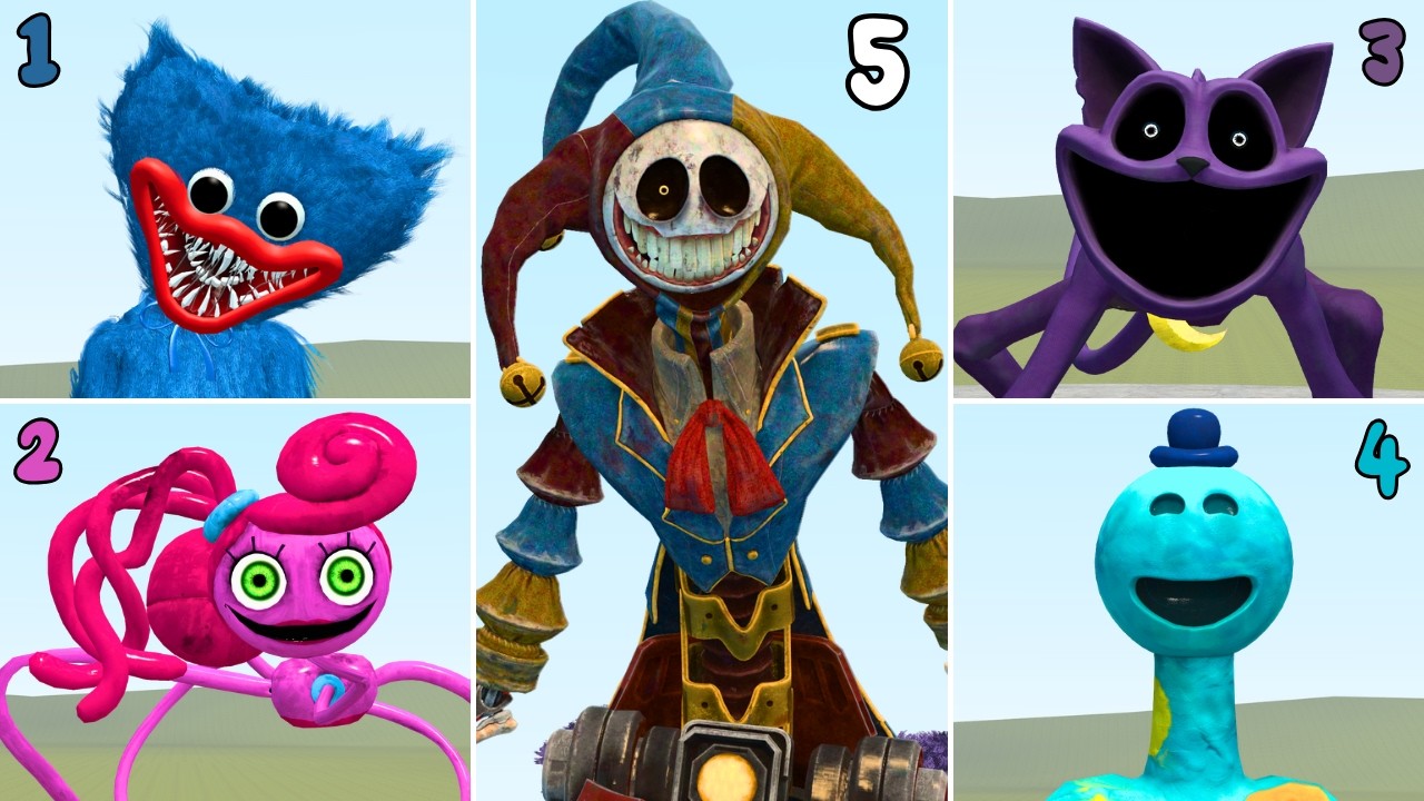 Who Is The Strongest Boss Among All Poppy Playtime Chapter 1-5 In Garry's Mod?