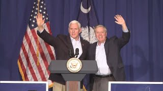 FULL VIDEO: Vice President Pence speaks at Sen. Graham campaign event