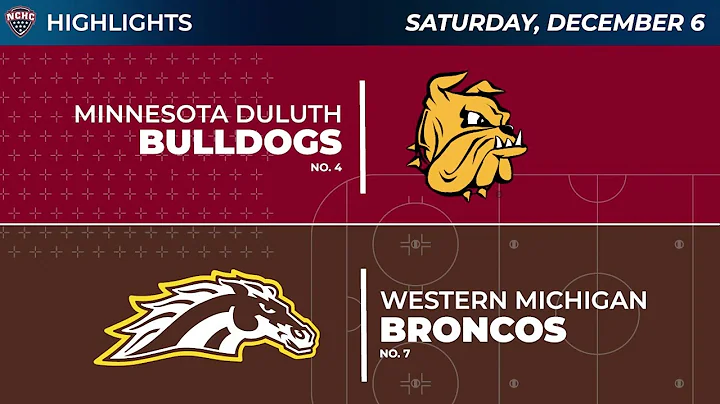 12-6-25 Minnesota Duluth at Western Michigan Highlights