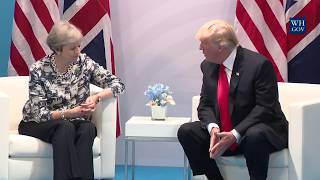 President Trump Participates in an Expanded Meeting with Prime Minister Theresa May