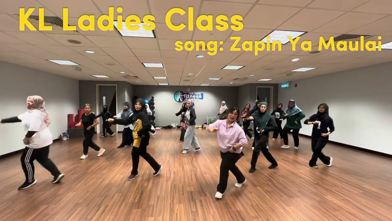 Ladies Dance Class - Zapin (song: Zapin Ya Maulai)
